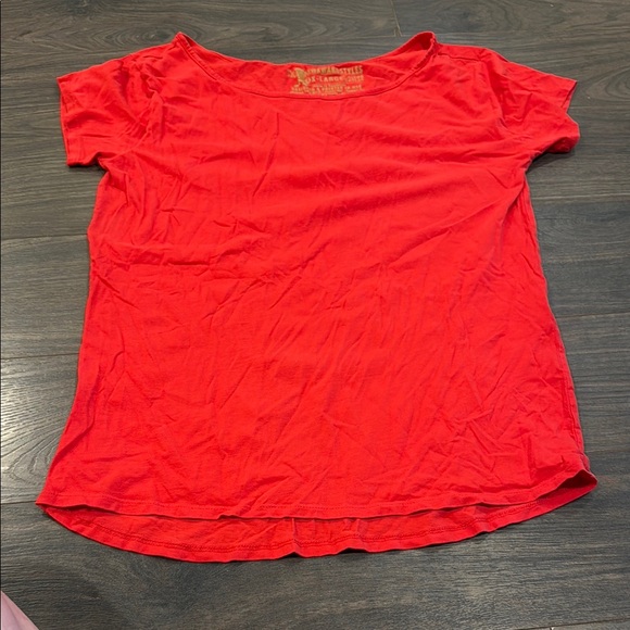 Awkward styles Red Relaxed Short Sleeve Tee size XL 5:30 100% cotton - Picture 1 of 2